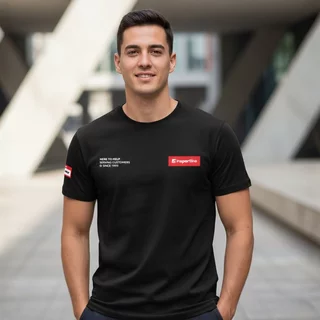 Póló inSPORTline Signature, ideális szabadidős használatra, utazáshoz és sportoláshoz, könnyű, sportos megjelenés jellegzetes márkajelzéssel