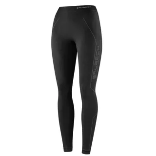 Női termo motoros nadrág Brubeck Cooler LE1389W, kétrétegű kialakítás, varrásmentes kialakítás, kiváló nedvességelvezetés, hőszigetelés - fekete