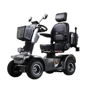 Négykerekű elektromos robogó inSPORTline Thodor, ólomsav akkumulátor, 40 km hatótávolság, 112 kg, 20 km/h - szürke