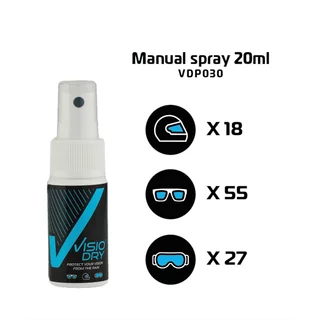 Szuperhidrofób spray VisioDry 20ml, nem gyúlékony, ISO 9001 tanúsítvány