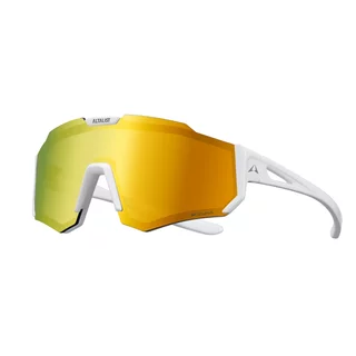 Gyermek napszemüveg Altalist Kizuna Kids - fehér narancssárga üveggel