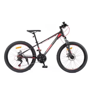 Junior kerékpár Canull XC 241 24" - 2026-os modell, 137-152 cm, 21 sebességfokozat, 100 mm-es rugóúttal rendelkező első teleszkópos villa