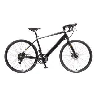 Gravel elektromos kerékpár Olpran e-Gravel 28" 360Wh - 2026-os modell, hatótávolság akár 90 km, Jabo 100SX hátsó motor, Kenda 700x38C gumiabroncsok - szürke/fekete