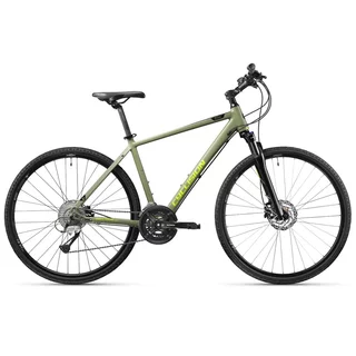 Férfi cross kerékpár Cyclision Zodin 3 MK-II 28", 16 sebességes Shimano váltórendszer, Chaoyang MAKO SHARK gumiabroncsok, Shimano mechanikus tárcsafék -  Flash Army