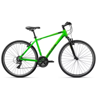 Férfi cross kerékpár Cyclision Zodin 5 MK-II 28", Shimano 21 sebességes váltórendszer, SR SUNTOUR M3010 rugós villa, Chaoyang MAKO SHARK gumiabroncsok - Éles Zöld