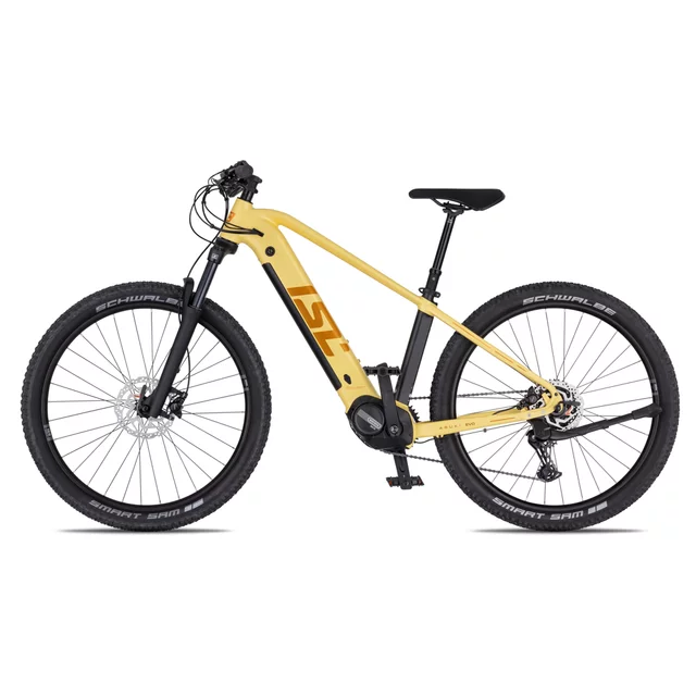 Női elektromos hegyikerékpár inSPORTline ISL Asuki EVO 835 Wh 27,5" 2026-os modell,  Bafang motor, 180 km hatótávolság, hidraulikus tárcsafékek - Napsugár Sárga