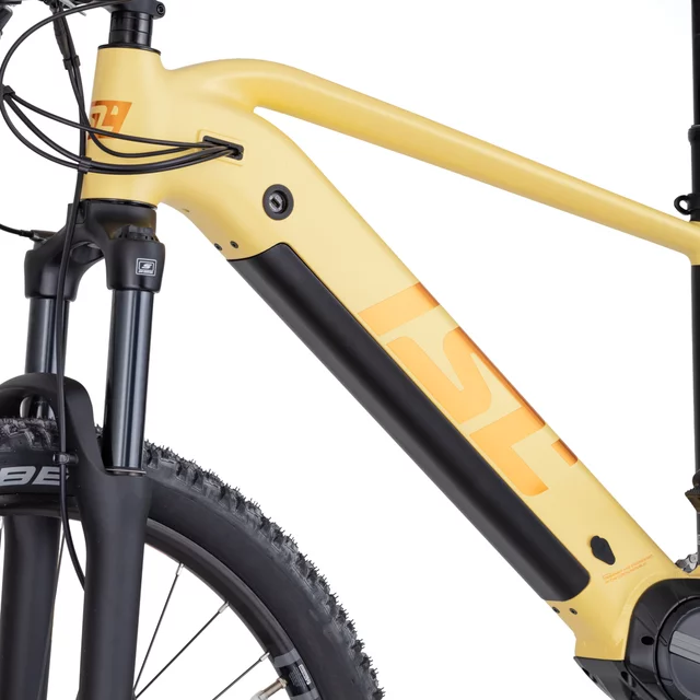 Női elektromos hegyikerékpár inSPORTline ISL Asuki EVO 835 Wh 27,5" 2026-os modell,  Bafang motor, 180 km hatótávolság, hidraulikus tárcsafékek - Napsugár Sárga