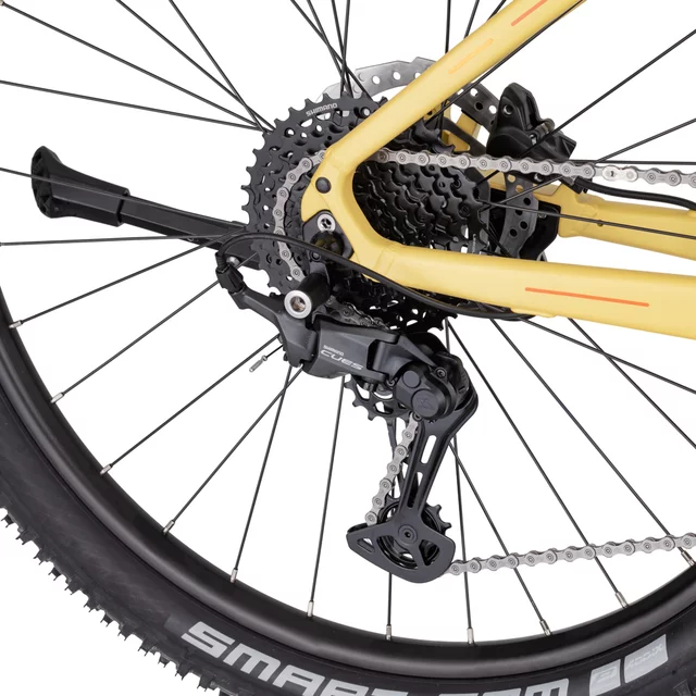Női elektromos hegyikerékpár inSPORTline ISL Asuki EVO 835 Wh 27,5" 2026-os modell,  Bafang motor, 180 km hatótávolság, hidraulikus tárcsafékek - Napsugár Sárga