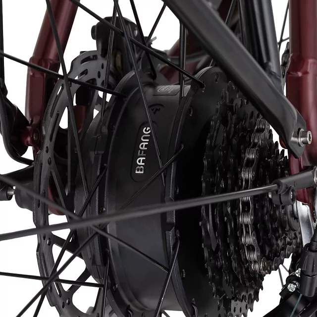 Városi elektromos kerékpár inSPORTline ISL Eclion 648 Wh 28" - 2026, 150 km-es hatótávolság, első és hátsó lámpák, Bafang H405 hátsó motor - Napsugár Sárga