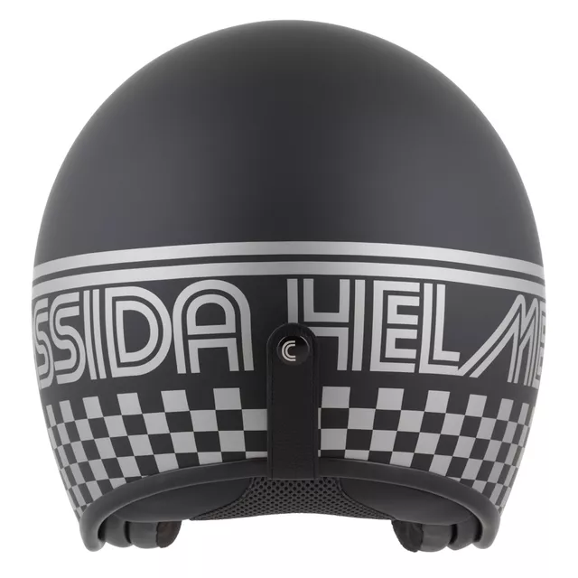 Motoros sisak Cassida Oxygen Rondo 2.0 matt fekete/ezüst, polikarbonát héj, EPS polisztirol belső mag, napellenző, gumiborítású héj