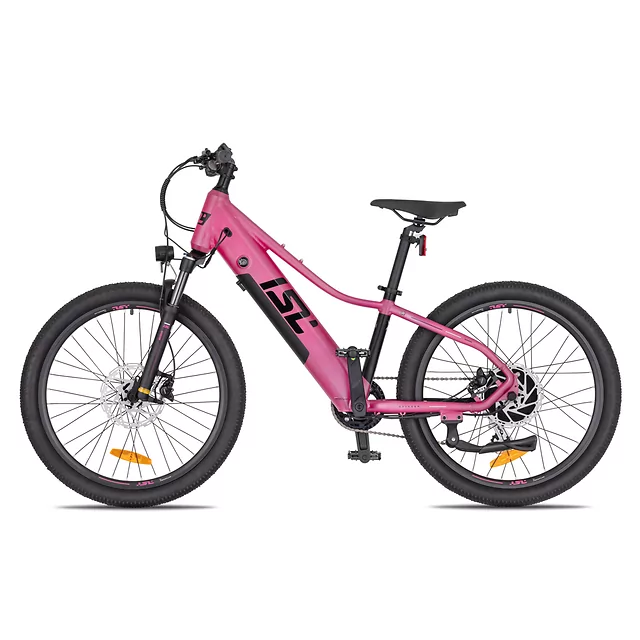 Elektromos gyermek kerékpár inSPORTline ISL Savager 360 Wh 24" - 2026, 24"-os Kenda gumik, Bafang motor,  SR Suntour XCM első teleszkópos villa - Versenyző Kék