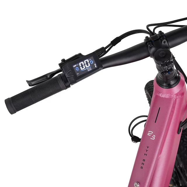 Elektromos gyermek kerékpár inSPORTline ISL Savager 360 Wh 24" - 2026, 24"-os Kenda gumik, Bafang motor,  SR Suntour XCM első teleszkópos villa - Versenyző Kék