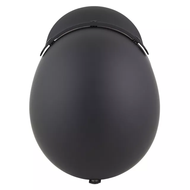 Motoros bukósisak Cassida Oxygen Solid 2.0 fekete matt/sötétszürke, polikarbonát héj, EPS polisztirol belső mag, napellenző, gumiborítású héj