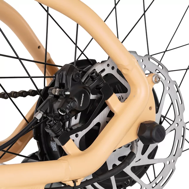 Junior elektromos kerékpár inSPORTline ISL Atezion 374 Wh 26" - 2026, LCD kijelző, Bafang hátsó motor, 70 km hatótáv, SR Suntour teleszkópos villa - Fenséges Lila