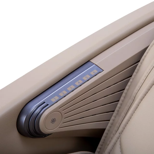 4D masszázsfotel inSPORTline Salvenza, Zero Gravity funkció, Zero Space funkció, LCD kijelző, Bluetooth-hangszórók, 34 masszázs-légpárna