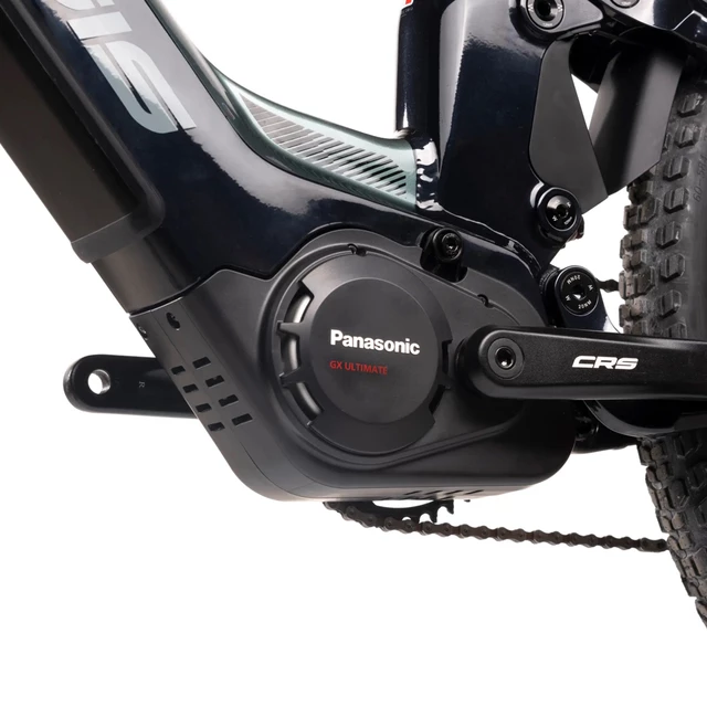 Teljes felfüggesztésű elektromos kerékpár Crussis e-Country Full 10.10 720Wh 27,5" - 2025 - Smaragdzöld