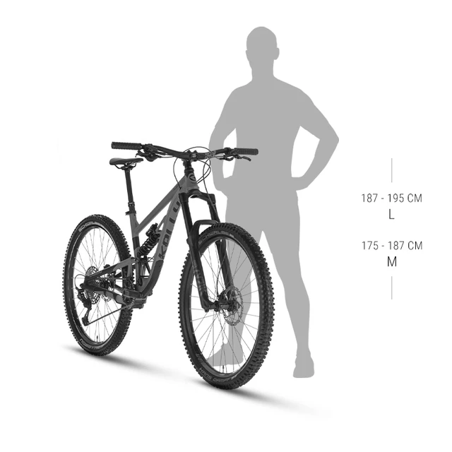 Teljes felfüggesztésű kerékpár KELLYS SWAG 10 29/27,5" 9.0