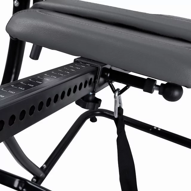 Inverziós asztal inSPORTline Inverso Plus - szürke