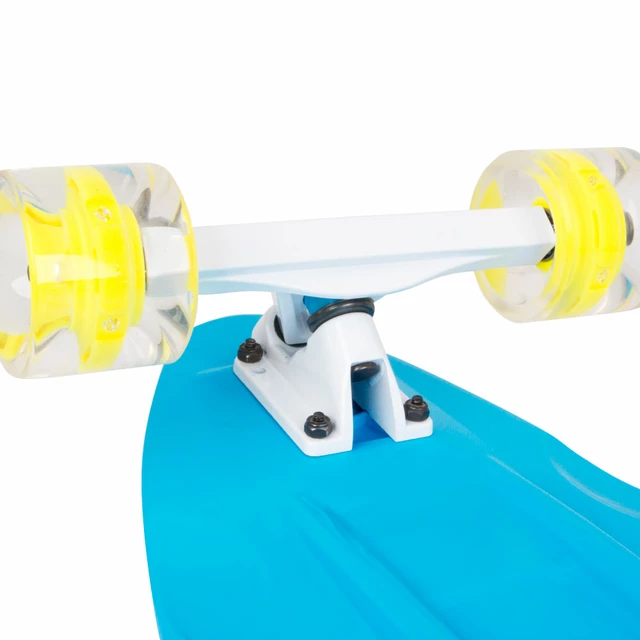 Műanyag longboard WORKER Pike 36" világító kerekekkel - zöld