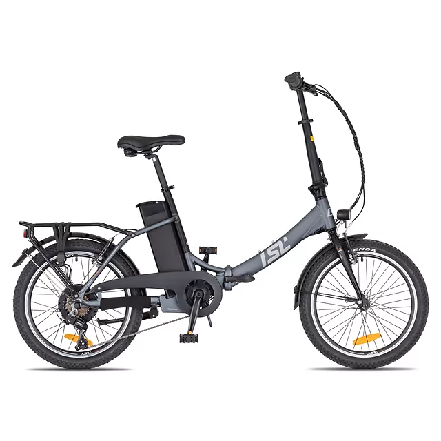 Összecsukható elektromos kerékpár inSPORTline ISL Felior 468 Wh 20" - 2026, LOGAN fékek, Kenda abroncsok, Bafang H405 motor, 100 km-es hatótávolság - Velúr Piros