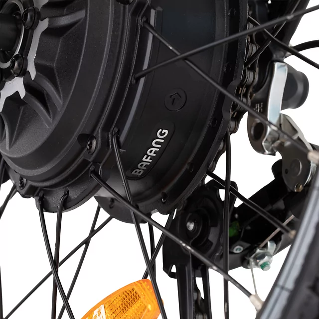 Összecsukható elektromos kerékpár inSPORTline ISL Felior 468 Wh 20" - 2026, LOGAN fékek, Kenda abroncsok, Bafang H405 motor, 100 km-es hatótávolság - Velúr Piros