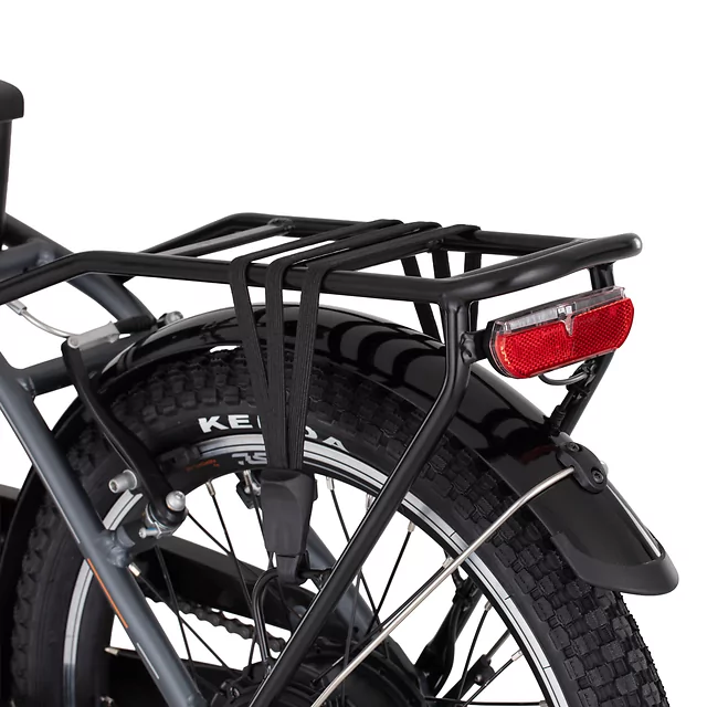 Összecsukható elektromos kerékpár inSPORTline ISL Felior 468 Wh 20" - 2026, LOGAN fékek, Kenda abroncsok, Bafang H405 motor, 100 km-es hatótávolság - Velúr Piros