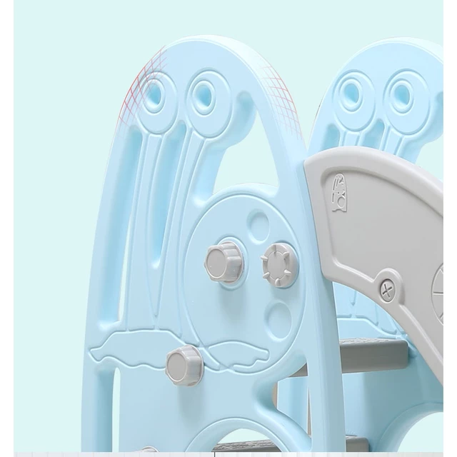 Gyerekcsúszda inSPORTline Caracoli - kék-szürke