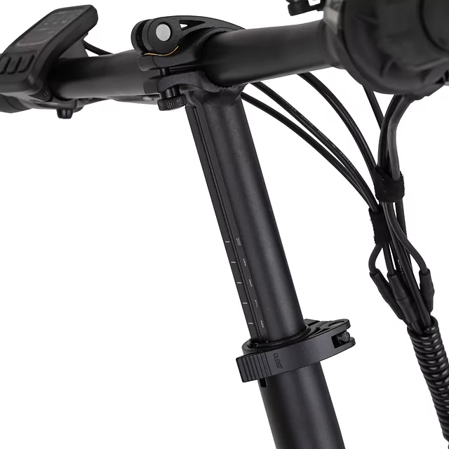 Összecsukható elektromos kerékpár inSPORTline ISL Felior 468 Wh 20" - 2026, LOGAN fékek, Kenda abroncsok, Bafang H405 motor, 100 km-es hatótávolság - Velúr Piros