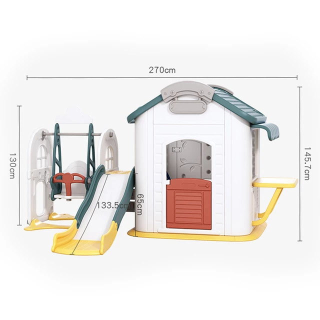Gyermek csúszda és hinta inSPORTline Housino