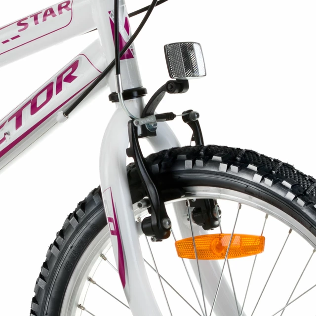 Lány kerékpár Reactor Star 20" - fehér