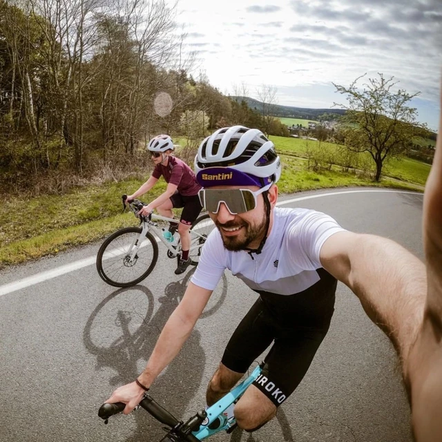 Polarizált napszemüveg VIF One White and Silver