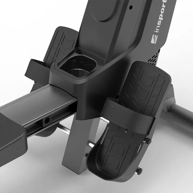 Evezőgép inSPORTline Yukona, mágnesfékes, állitható, elektromos, mágnesfékes, 16 terhelési szint, max 110kg, max 185cm, pulzus, HRC, súly 20kg