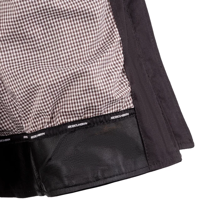Női bőr motoros kabát Rebelhorn Hunter Pro Lady CE - Vintage Fekete