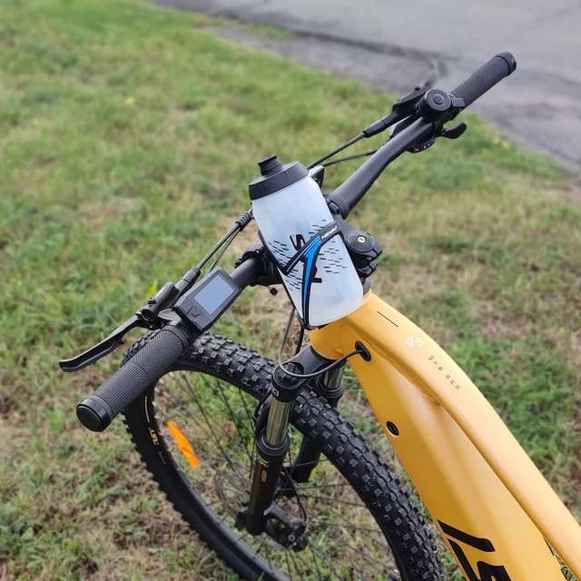 Kulacstartó fogantyúval Nexelo Bottle Cage, 85 g, műanyag, gyors összeszerelés