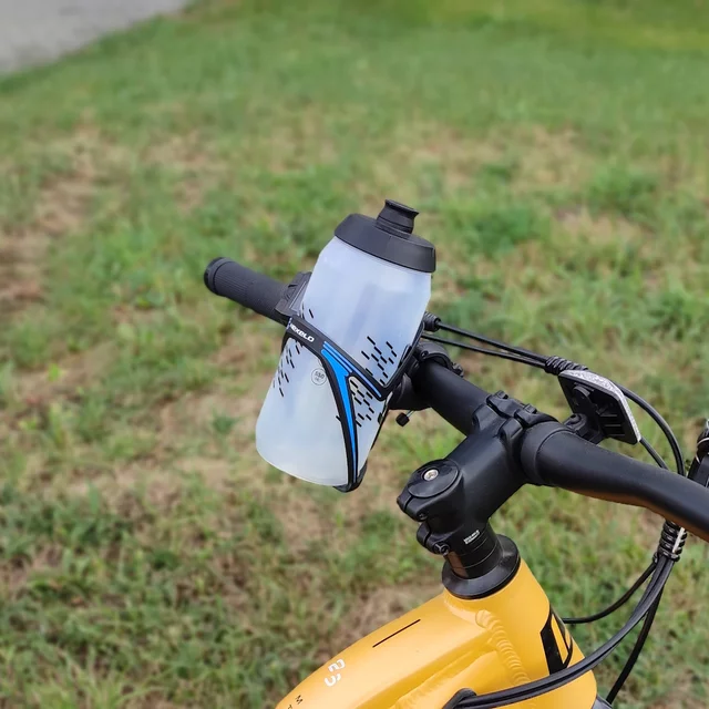 Kulacstartó fogantyúval Nexelo Bottle Cage, 85 g, műanyag, gyors összeszerelés
