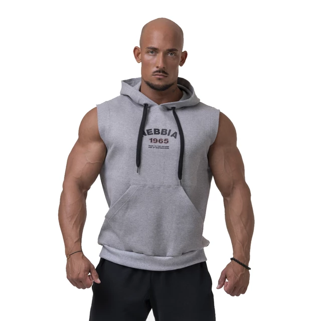 Férfi kapucnis Rag top Nebbia Golden Era 197 - szürke - szürke