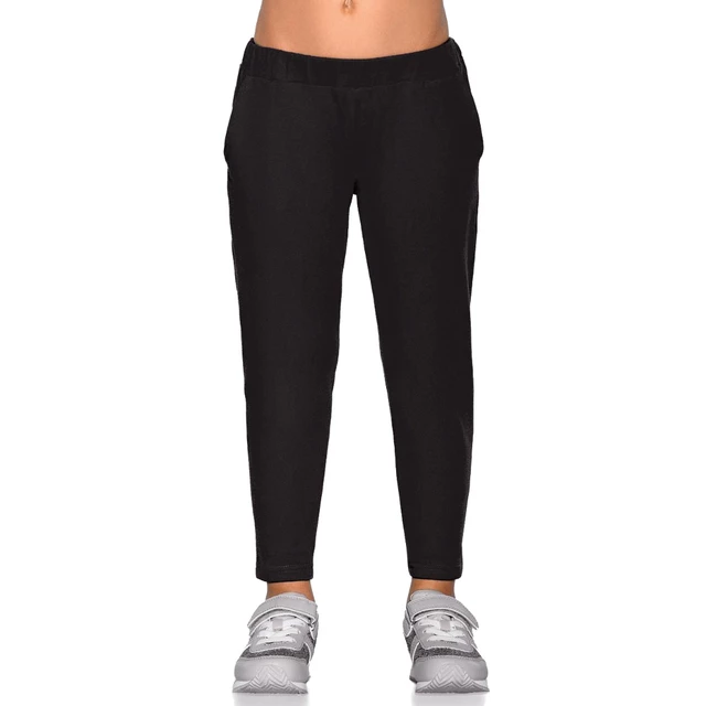 Gyerek leggings BAS BLEU Nell - grafit szürke - fekete