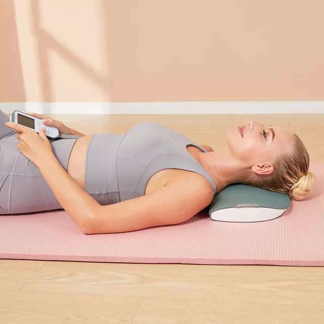 Nyak- és hátmasszírozó párna inSPORTline Belvetino, 3 fűtési szint, légpárna, masszázsfej, elektróda