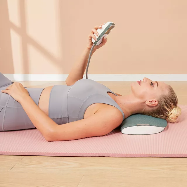 Nyak- és hátmasszírozó párna inSPORTline Belvetino, 3 fűtési szint, légpárna, masszázsfej, elektróda