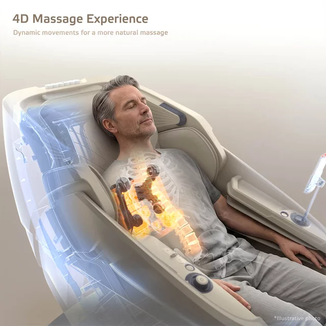 4D masszázsfotel inSPORTline Salvenza, Zero Gravity funkció, Zero Space funkció, LCD kijelző, Bluetooth-hangszórók, 34 masszázs-légpárna - fekete