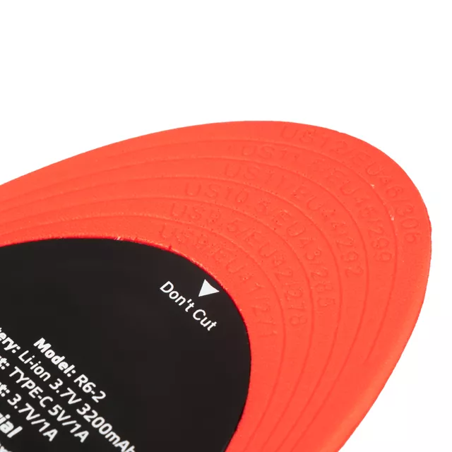 Fűthető cipőbetét inSPORTline W-TEC Dinaro 2x3200mAh távírányítóval, egyenletes hőelosztás, 3 hőmérsékleti üzemmód