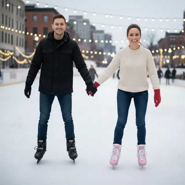 Női jégkorcsolya inSPORTline Ireli, Comfort Fit párnázás, Thermo Fit szigetelés, fogak a pengén, Safety Ankle rendszer