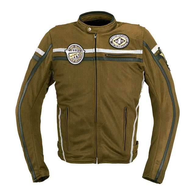 Férfi motoros kabát W-TEC Bellvitage Khaki Chameleon - khaki kaméleon