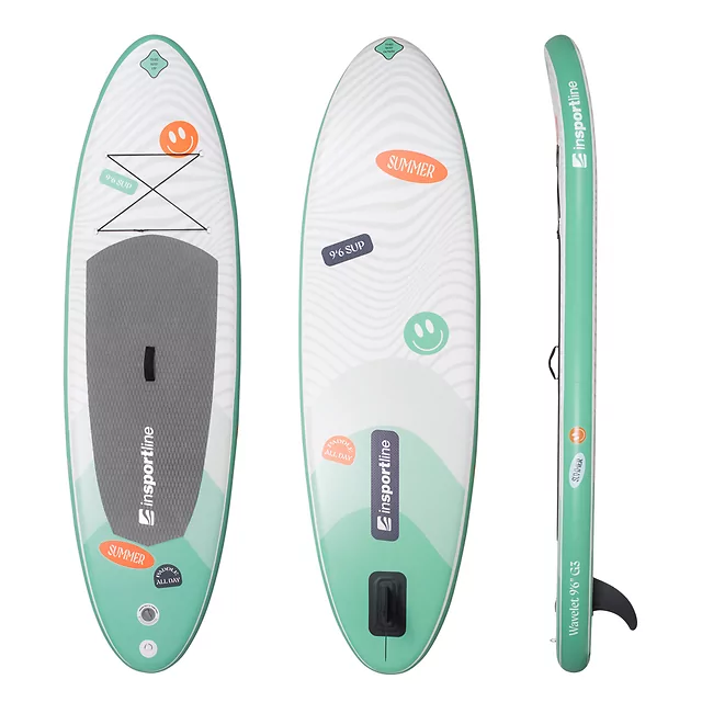 SUP tartozékokkal inSPORTline Wavelet 9'6" - kék