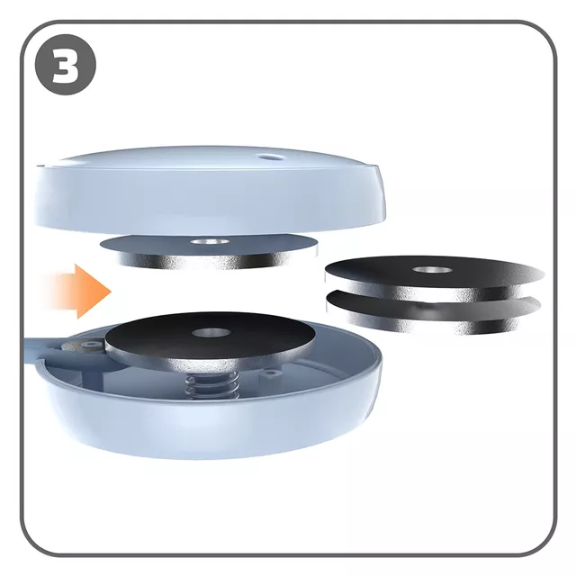 Masszázs karika inSPORTline Weight Hoop Flex 69–117,5 cm, 15 fej masszázsnyúlványokkal, állítható kerület, dupla sín, újratölthető LED kijelző