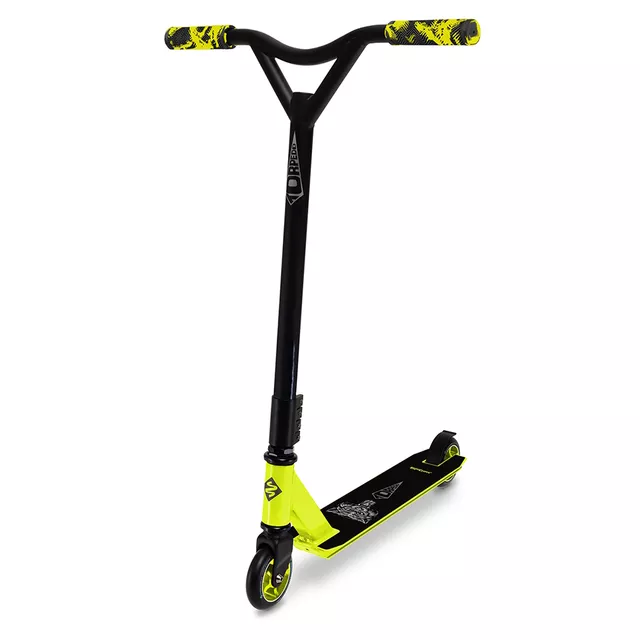 Freestyle roller Street Surfing TORPEDO Hunt Lime, tartós TPR markolat, merev BMX kormány, 4 pontos bilincs