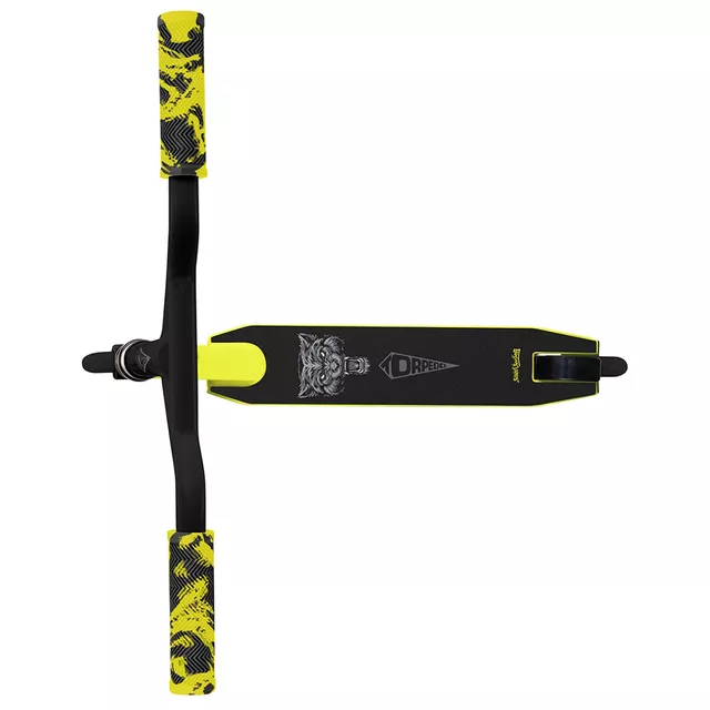 Freestyle roller Street Surfing TORPEDO Hunt Lime, tartós TPR markolat, merev BMX kormány, 4 pontos bilincs