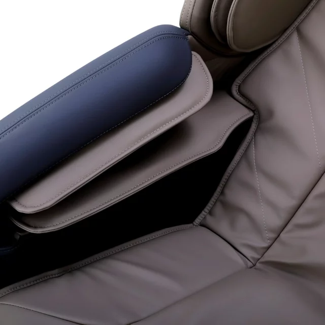Masszázsfotel inSPORTline Modenico, kihúzható lábtartó, vezérlő LCDkijelzővel, 18 előre beállított program, Bluetooth hangszórók, Zero Gravity pozíció - bézs