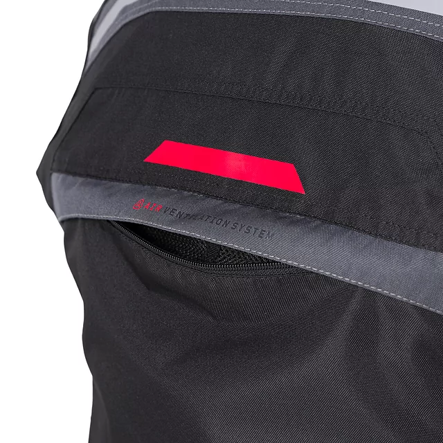 Férfi motoros kabát W-TEC Burdys Evo - fekete-szürke-piros