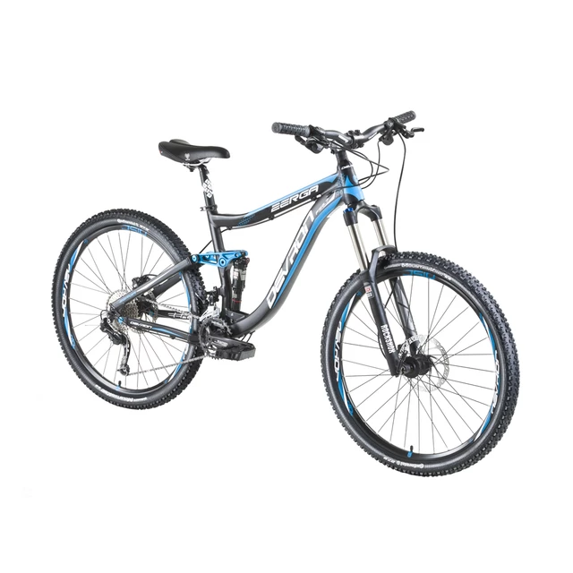 Mountain bike Devron Zerga FS6.7 27,5" - fekete-kék - fekete-kék